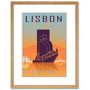 Wee Blue Coo Travel Lisbon Portugal Monument Discoveries Framed Wall Art Print Wee Blue Coo Travel Lisbon Portugal Monument Discoveries Framed Wall Art Print