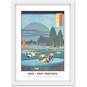 Wee Blue Coo Ono, Distant View of Mount Daisen Hoki Province Utagawa Hiroshige Japanese Woodblock Classic Collection Artwork Framed Wall Art Print A4 Wee Blue Coo Ono, Distant View of Mount Daisen Hoki Province Utagawa Hiroshige Japanese Woodblock Classic Collection Artwork Framed Wall Art Print A4