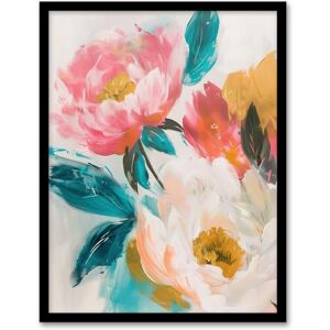 Artery8 Soft Blushing Peonies Painting Floral Bouquet Living Room Artwork Framed Wall Art Print 18X24 Inch Artery8 Soft Blushing Peonies Painting Floral Bouquet Living Room Artwork Framed Wall Art Print 18X24 Inch