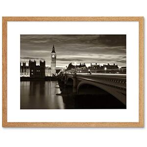 Wee Blue Coo Sepia London Big Ben Art Print Framed Poster Wall Decor 12x16 inch Wee Blue Coo Sepia London Big Ben Art Print Framed Poster Wall Decor 12x16 inch