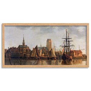 Artery8 Aelbert Cuyp View Of Dordrecht At Sunset Painting Framed Wall Art Print Long 25X12 Inch Artery8 Aelbert Cuyp View Of Dordrecht At Sunset Painting Framed Wall Art Print Long 25X12 Inch