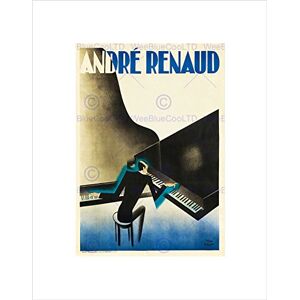 Wee Blue Coo Music Ad Concert Andre Renaud Piano Pianist Wizard France Wall Art Print Wee Blue Coo Music Ad Concert Andre Renaud Piano Pianist Wizard France Wall Art Print
