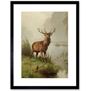 Wee Blue Coo Painting Animal Portrait Red Deer Stag Mackeprang Framed Wall Art Print Wee Blue Coo Painting Animal Portrait Red Deer Stag Mackeprang Framed Wall Art Print
