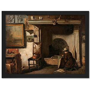 Artery8 Mauve Studio Haarlem Painter Pieter Frederik Van Os Artwork Framed Wall Art Print 18X24 Inch Artery8 Mauve Studio Haarlem Painter Pieter Frederik Van Os Artwork Framed Wall Art Print 18X24 Inch