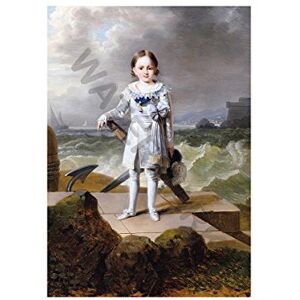 Wee Blue Coo Kinson Portrait Prince Napoleon-louis Bonaparte Wall Art Print Wee Blue Coo Kinson Portrait Prince Napoleon-louis Bonaparte Wall Art Print