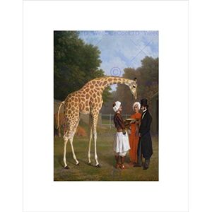 Wee Blue Coo PAINTING ANIMAL LAURENT AGASSE NUBIAN GIRAFFE FRAMED ART PRINT MOUNT B12X12767 Wee Blue Coo PAINTING ANIMAL LAURENT AGASSE NUBIAN GIRAFFE FRAMED ART PRINT MOUNT B12X12767