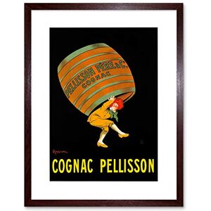 Wee Blue Coo Ad Drink Alcohol Pellisson Cognac Brandy Barrel Framed Wall Art Print Wee Blue Coo Ad Drink Alcohol Pellisson Cognac Brandy Barrel Framed Wall Art Print