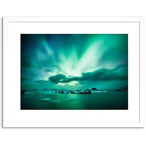 Wee Blue Coo SPACE PHOTO AURORA BOREALIS NORTHERN LIGHTS FRAMED ART PRINT POSTER F97X12291 Wee Blue Coo SPACE PHOTO AURORA BOREALIS NORTHERN LIGHTS FRAMED ART PRINT POSTER F97X12291