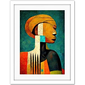 Doppelganger33 LTD Modern African Abstract Gold & Bold Artwork Framed Wall Art Print 18X24 Inch Doppelganger33 LTD Modern African Abstract Gold & Bold Artwork Framed Wall Art Print 18X24 Inch