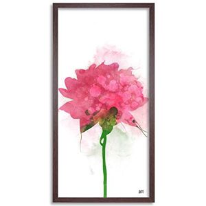 Artery8 Abstract Red Flower Watercolour Painting Framed Wall Art Print Long 25X12 Inch Artery8 Abstract Red Flower Watercolour Painting Framed Wall Art Print Long 25X12 Inch