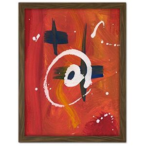 Artery8 Hendo Tanuki Abstract Painting Circle Cross B Artwork Framed Wall Art Print 18X24 Inch Artery8 Hendo Tanuki Abstract Painting Circle Cross B Artwork Framed Wall Art Print 18X24 Inch