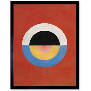 Wee Blue Coo Hilma Af Klint Svanen Abstract Circles Painting Art Print Framed Poster Wall Decor 12X16 Inch Wee Blue Coo Hilma Af Klint Svanen Abstract Circles Painting Art Print Framed Poster Wall Decor 12X16 Inch