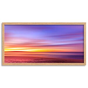 Wee Blue Coo Beach Sunset Beautiful Sky Long Panel Framed Wall Art Print Wee Blue Coo Beach Sunset Beautiful Sky Long Panel Framed Wall Art Print