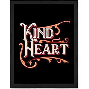 Wee Blue Coo Cirque Set Kind Heart Large Black Framed Art Print Wall Poster 18x24 inch Wee Blue Coo Cirque Set Kind Heart Large Black Framed Art Print Wall Poster 18x24 inch