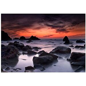 Wee Blue Coo Photo Seascape Ursa Beach Portugal Sunset Mist Scenic Wall Art Print Wee Blue Coo Photo Seascape Ursa Beach Portugal Sunset Mist Scenic Wall Art Print