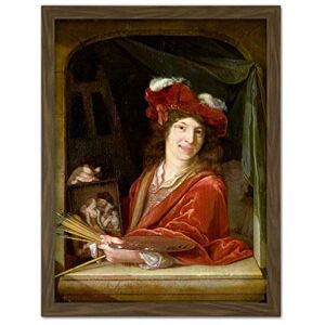 Artery8 Adriaen Van Der Werff A Young Painter Painting Artwork Framed Wall Art Print 18X24 Inch Artery8 Adriaen Van Der Werff A Young Painter Painting Artwork Framed Wall Art Print 18X24 Inch