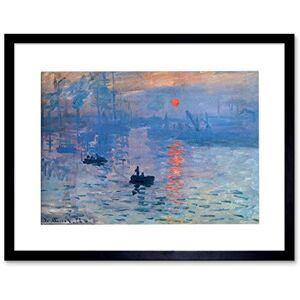Wee Blue Coo Monet Impression Sunrise Painting Frame Art Print Picture F12X233 Wee Blue Coo Monet Impression Sunrise Painting Frame Art Print Picture F12X233