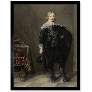 Artery8 Harmen Willems Wieringa Portrait Young Man Painting Art Print Framed Poster Wall Decor 12x16 inch Artery8 Harmen Willems Wieringa Portrait Young Man Painting Art Print Framed Poster Wall Decor 12x16 inch