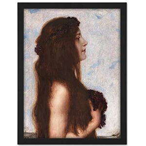 Artery8 Von Stuck Spring Allegory Painting Artwork Framed Wall Art Print 18X24 Inch Artery8 Von Stuck Spring Allegory Painting Artwork Framed Wall Art Print 18X24 Inch