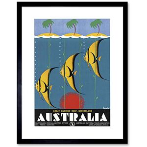 Wee Blue Coo Great Barrier Reef Queensland Australia Fish Picture Framed Wall Art Print Wee Blue Coo Great Barrier Reef Queensland Australia Fish Picture Framed Wall Art Print