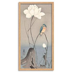 Fine Art Prints Ohara Koson Kingfisher with Lotus Flower Koson Ohara Nishinomiya Yosaku Long Framed Art Print Wall Poster 25x12 inch Fine Art Prints Ohara Koson Kingfisher with Lotus Flower Koson Ohara Nishinomiya Yosaku Long Framed Art Print Wall Poster 25x12 inch