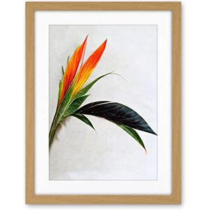Wee Blue Coo Tropical Plant Bird Of Paradise Flower Botanical Bloom Artwork Framed Wall Art Print 18X24 Inch Wee Blue Coo Tropical Plant Bird Of Paradise Flower Botanical Bloom Artwork Framed Wall Art Print 18X24 Inch