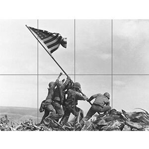 Artery8 Rosenthal Raising Flag Iwo Jima Iconic WWII Photo XL Giant Panel Poster (8 Sections) Artery8 Rosenthal Raising Flag Iwo Jima Iconic WWII Photo XL Giant Panel Poster (8 Sections)