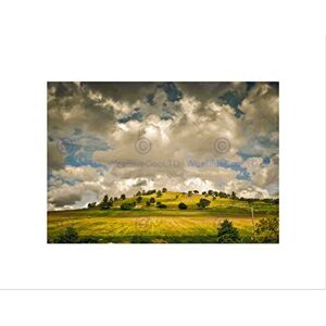 Wee Blue Coo Clouds Hill Panoramic Sheep Green Art Picture Wall Art Print Wee Blue Coo Clouds Hill Panoramic Sheep Green Art Picture Wall Art Print