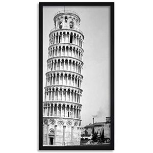 Wee Blue Coo Leaning Tower Pisa Italy Long Panel Framed Wall Art Print Wee Blue Coo Leaning Tower Pisa Italy Long Panel Framed Wall Art Print