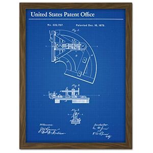 Artery8 Jones Millstone Dressing Device 1879 Patent Plan Artwork Framed Wall Art Print 18X24 Inch Artery8 Jones Millstone Dressing Device 1879 Patent Plan Artwork Framed Wall Art Print 18X24 Inch