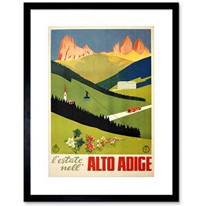 Wee Blue Coo TRAVEL ALTO ADICE TYROL ALPINE TRENTINO ITALY VINTAGE ADVERT ART PRINT B12X1468 Wee Blue Coo TRAVEL ALTO ADICE TYROL ALPINE TRENTINO ITALY VINTAGE ADVERT ART PRINT B12X1468