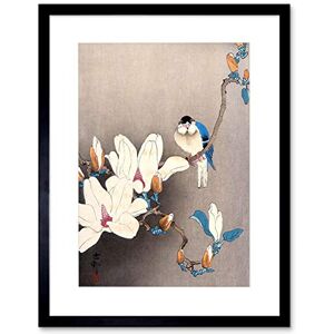 Wee Blue Coo Nature Japan Ohara Koson Bird Flower Picture Framed Wall Art Print Wee Blue Coo Nature Japan Ohara Koson Bird Flower Picture Framed Wall Art Print
