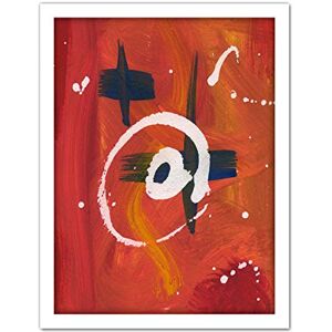 Artery8 Hendo Tanuki Abstract Painting Circle Cross B Artwork Framed Wall Art Print 18X24 Inch Artery8 Hendo Tanuki Abstract Painting Circle Cross B Artwork Framed Wall Art Print 18X24 Inch