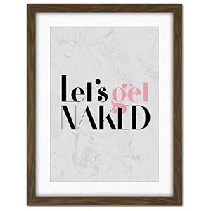 Wee Blue Coo Dusty Rose Lets Get Naked Artwork Framed Wall Art Print 18X24 Inch Wee Blue Coo Dusty Rose Lets Get Naked Artwork Framed Wall Art Print 18X24 Inch