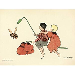 Fine Art Prints Bergh Children Bee Poppy Design Book Illustration Large Wall Art Poster Print Thick Paper 18X24 Inch Fine Art Prints Bergh Children Bee Poppy Design Book Illustration Large Wall Art Poster Print Thick Paper 18X24 Inch