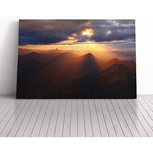 Big Box Art Canvas Print Wall Art Landscape Bavaria Mountains Zugspitze Mounted & Stretched Box Frame Picture Home Decor for Kitchen, Living Room, Bedroom, Hallway, Multi-Colour, 20x14 Inch Big Box Art Canvas Print Wall Art Landscape Bavaria Mountains Zugspitze Mounted & Stretched Box Frame Picture Home Decor for Kitchen, Living Room, Bedroom, Hallway, Multi-Colour, 20x14 Inch