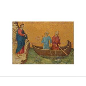 Wee Blue Coo Duccio Di Buoninsegna Italian Calling Apostles Peter Andrew Art Wall Art Print Wee Blue Coo Duccio Di Buoninsegna Italian Calling Apostles Peter Andrew Art Wall Art Print