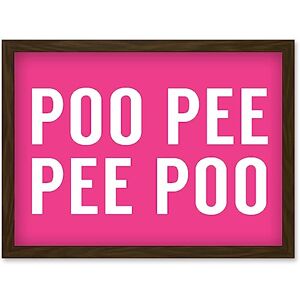 Artery8 - Toilet Wall Art - Brown - A4 - Wall Art Print Artery8 - Toilet Wall Art - Brown - A4 - Wall Art Print