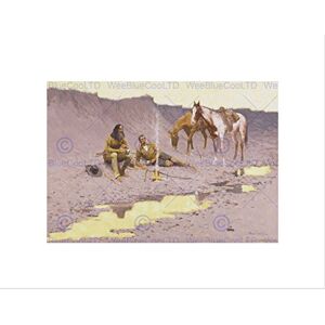 Wee Blue Coo PAINTING PORTRAIT AMERICA REMINGTON NEW YEAR CIMARRON FRAMED ART PRINT B12X12709 Wee Blue Coo PAINTING PORTRAIT AMERICA REMINGTON NEW YEAR CIMARRON FRAMED ART PRINT B12X12709