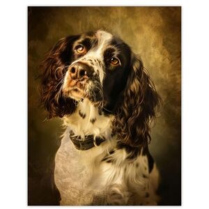 Artery8 English Springer Spaniel Dog Lover Painting Living Room Extra Large XL Wall Art Poster Print Artery8 English Springer Spaniel Dog Lover Painting Living Room Extra Large XL Wall Art Poster Print