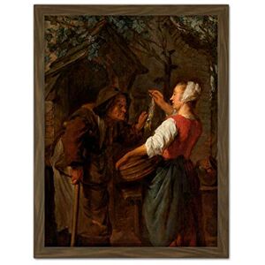 Artery8 Gabriel Metsu The Herring Seller Painting Artwork Framed Wall Art Print 18X24 Inch Artery8 Gabriel Metsu The Herring Seller Painting Artwork Framed Wall Art Print 18X24 Inch