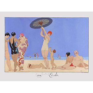 Wee Blue Coo Barbier Paris Lido Costumes Art Nouveau Art Print Canvas Premium Wall Decor Poster Mural Wee Blue Coo Barbier Paris Lido Costumes Art Nouveau Art Print Canvas Premium Wall Decor Poster Mural