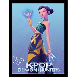 Pyramid K-POP DEMON HUNTERS (ZOEY) COLLECTOR PRINT 30cm x 40cm Framed Collector Print, Official Licensed K-Pop Wall Art Poster, Ready to Hang, One Size Pyramid K-POP DEMON HUNTERS (ZOEY) COLLECTOR PRINT 30cm x 40cm Framed Collector Print, Official Licensed K-Pop Wall Art Poster, Ready to Hang, One Size