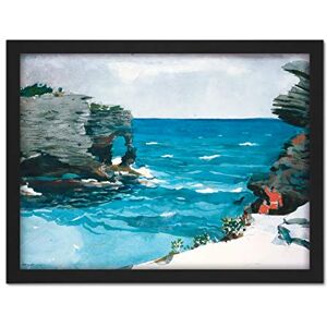 Fine Art Prints Winslow Homer Rocky Shore Bermuda Large Framed Art Print Poster Wall Decor 18x24 Fine Art Prints Winslow Homer Rocky Shore Bermuda Large Framed Art Print Poster Wall Decor 18x24