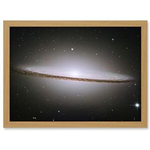 Artery8 Hubble Space Telescope Image The Majestic Sombrero Galaxy M104 Messier 104 Bright White Core Globular Clusters Swirling Dust Lanes Earth Artwork Framed A3 Wall Art Print Artery8 Hubble Space Telescope Image The Majestic Sombrero Galaxy M104 Messier 104 Bright White Core Globular Clusters Swirling Dust Lanes Earth Artwork Framed A3 Wall Art Print