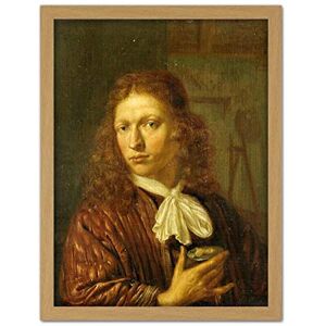 Artery8 Jan Van Haensbergen Self Portrait Painting Artwork Framed Wall Art Print 18X24 Inch Artery8 Jan Van Haensbergen Self Portrait Painting Artwork Framed Wall Art Print 18X24 Inch