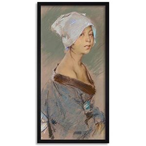Artery8 Blum Japanese Girl Drawing Framed Wall Art Print Long 25X12 Inch Artery8 Blum Japanese Girl Drawing Framed Wall Art Print Long 25X12 Inch