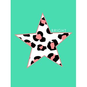 Wee Blue Coo Leopard Coral And Green Bright Large Wall Art Print Canvas Premium Poster Wee Blue Coo Leopard Coral And Green Bright Large Wall Art Print Canvas Premium Poster