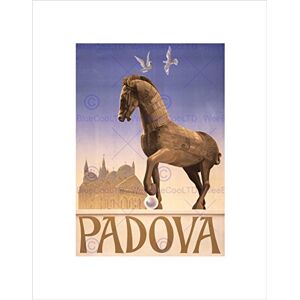 Wee Blue Coo TRAVEL TOURISM PADOVA ITALY WOODEN HORSE BASILICA FRAMED ART PRINT B12X11367 Wee Blue Coo TRAVEL TOURISM PADOVA ITALY WOODEN HORSE BASILICA FRAMED ART PRINT B12X11367