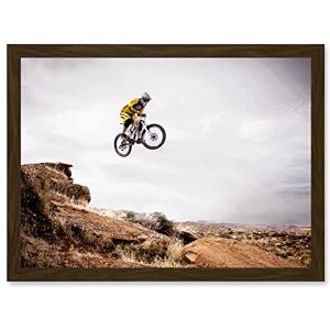 Artery8 - MTB Artwork - Brown - A4 - Wall art print Artery8 - MTB Artwork - Brown - A4 - Wall art print